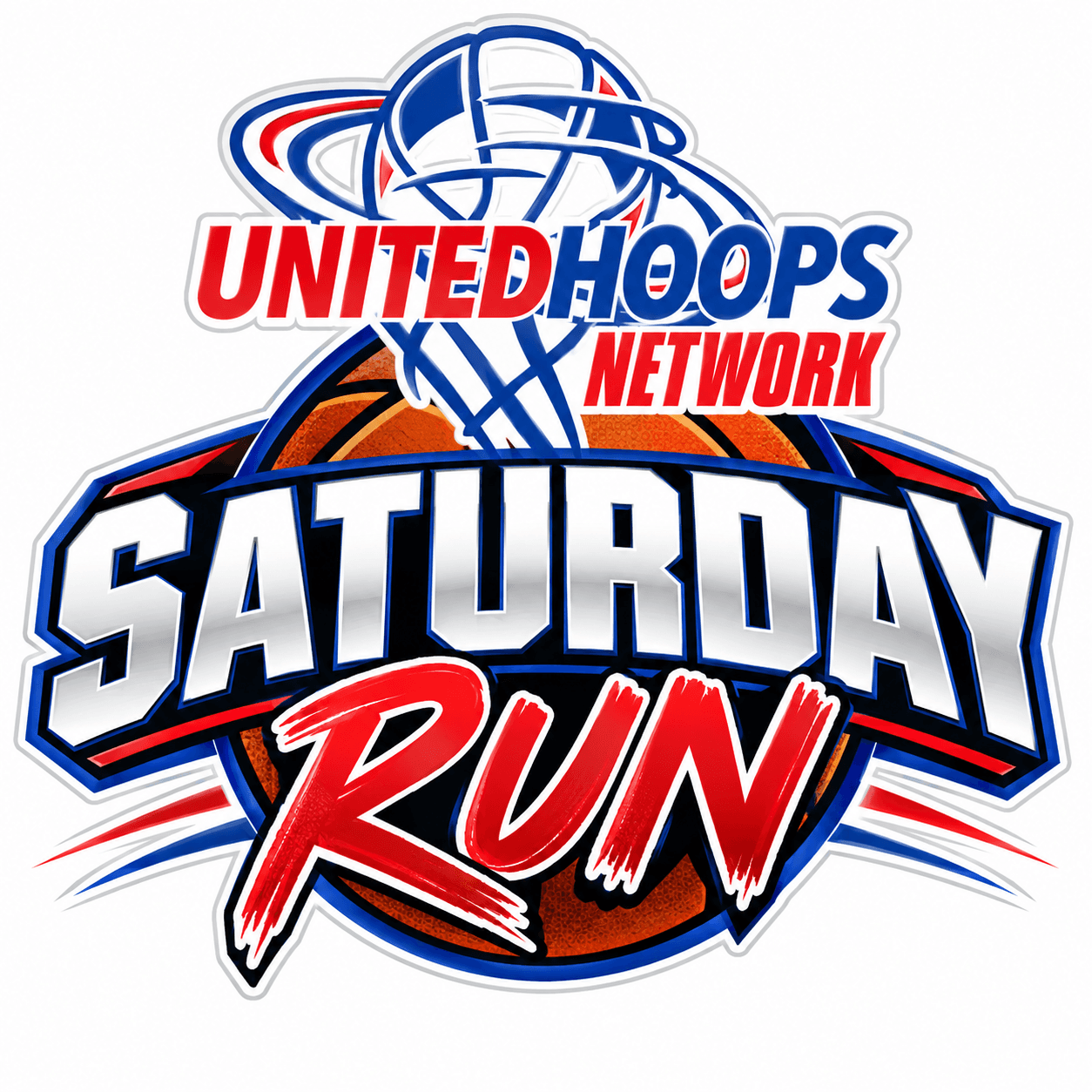 United Hoops Network Saturday Run event poster