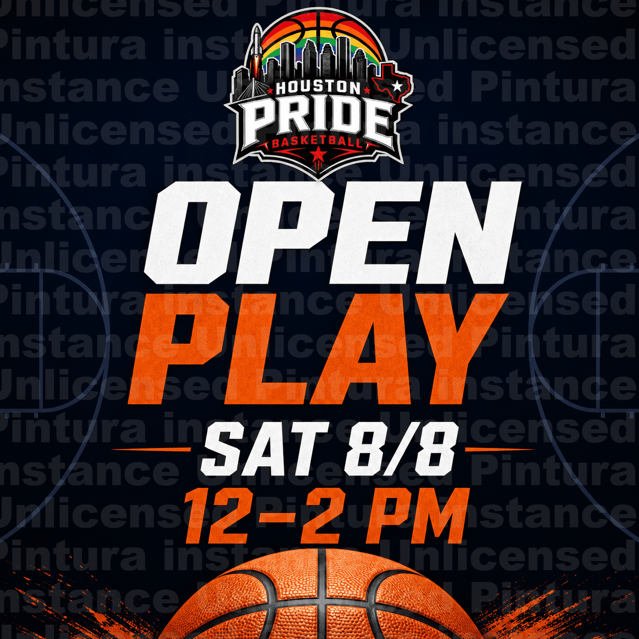 Open Play - Sat 8/8 event poster